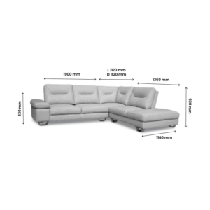 ARRIGO: L-Corner Sofa (Nano Guard Fabric) - Image 5