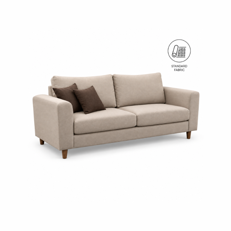 BEZZA: 123S Sofa (Standard Fabric) - Image 1
