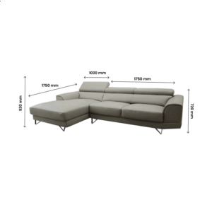 CANYON: L-Shape Sofa (Full Bovine Leather) - Image 5