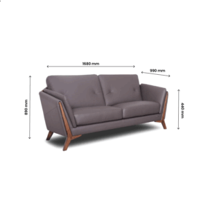 CECILIA: 123S Sofa (Full Bovine Leather) - Image 3