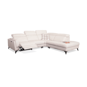 ETTA: L-Corner/Power Incliner Sofa (ECO Clean Fabric) - Image 1