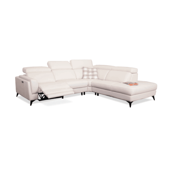 ETTA: L-Corner/Power Incliner Sofa (ECO Clean Fabric)