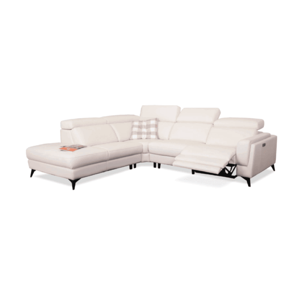 ETTA: L-Corner/Power Incliner Sofa (ECO Clean Fabric)