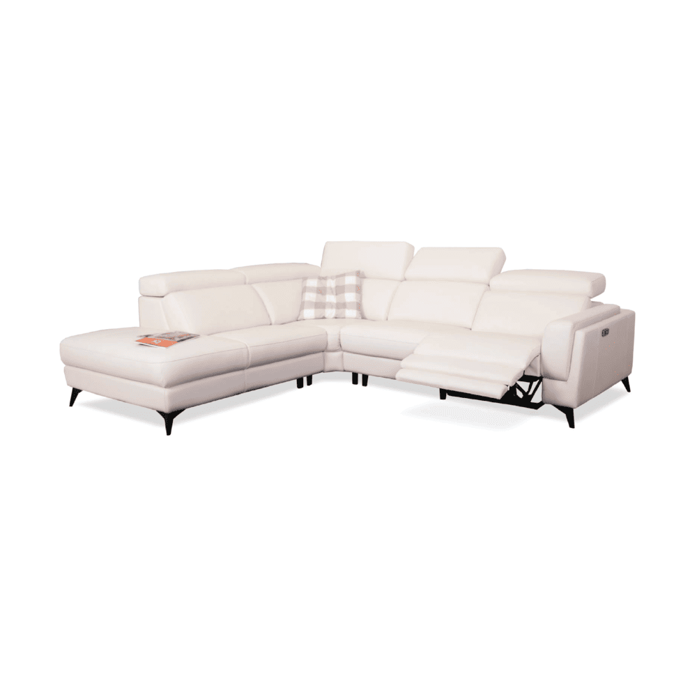 ETTA: L-Corner/Power Incliner Sofa (ECO Clean Fabric) - Image 2