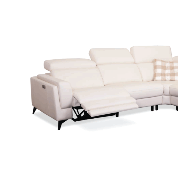 ETTA: L-Corner/Power Incliner Sofa (ECO Clean Fabric)