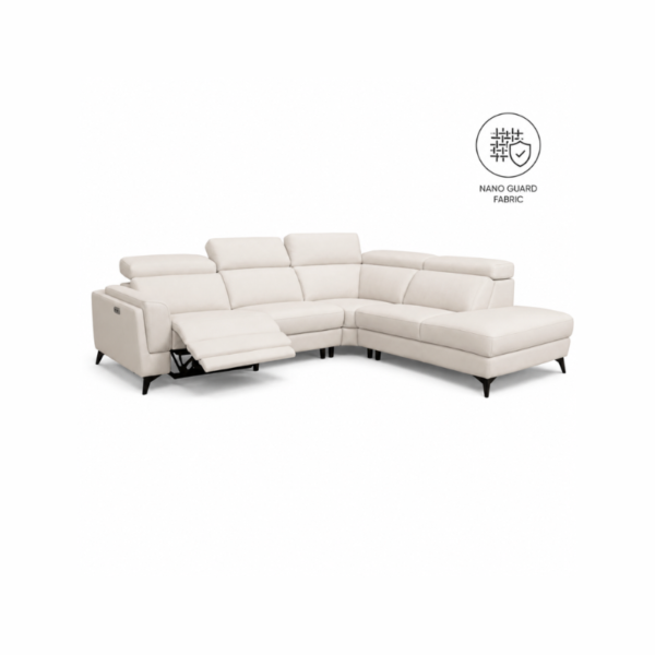 ETTA: L-Corner/Power Incliner Sofa (Nano Guard Fabric)