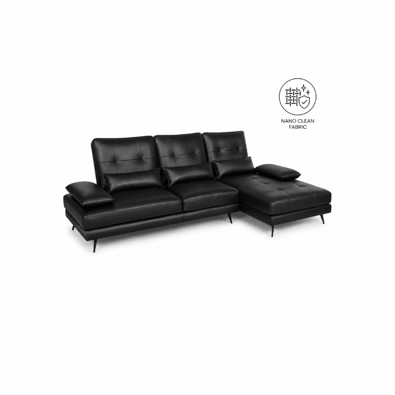 EVANO: L-Shape Sofa (Nano Clean Fabric) - Image 1