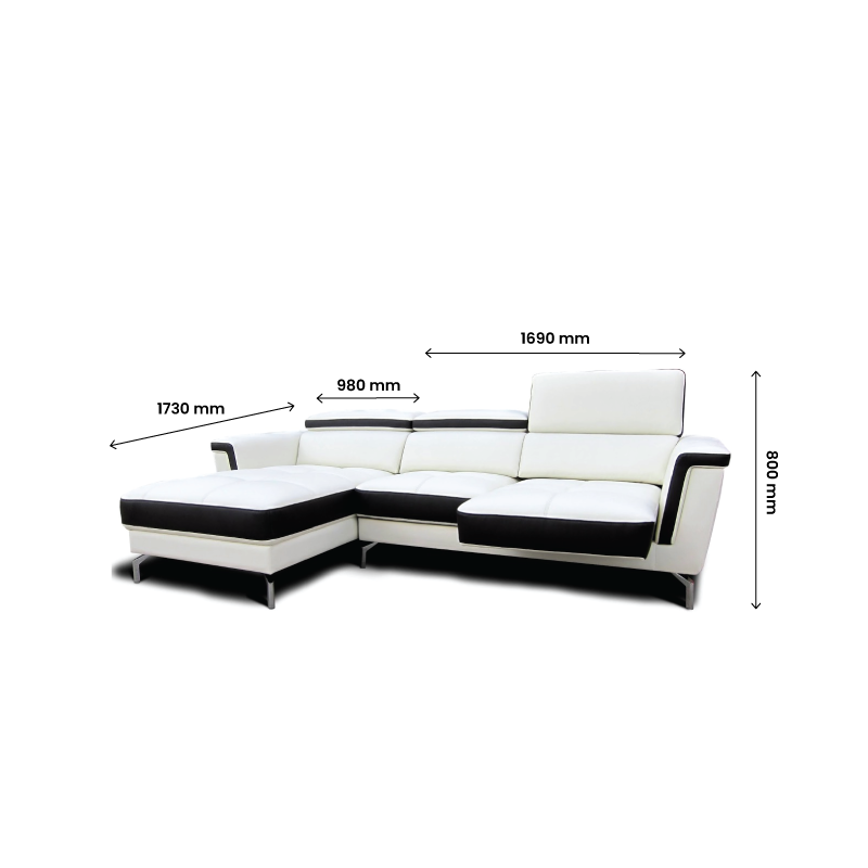 FRANCO: L-Shape Sofa (Full Bovine Leather) - Image 5