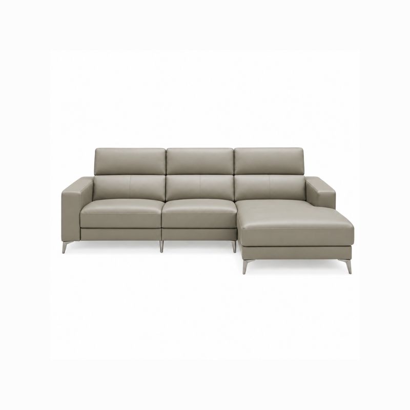 FARRO: L-Shape Sofa (Full Bovine Leather) - Image 2