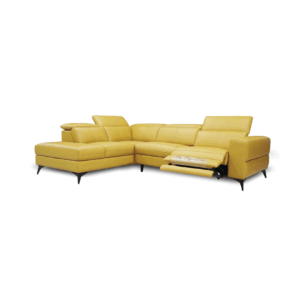 GIOVANNI: L-Corner / Power Incliner Sofa (Full Bovine Leather) - Image 2