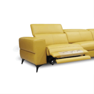 GIOVANNI: L-Corner / Power Incliner Sofa (Full Bovine Leather) - Image 3