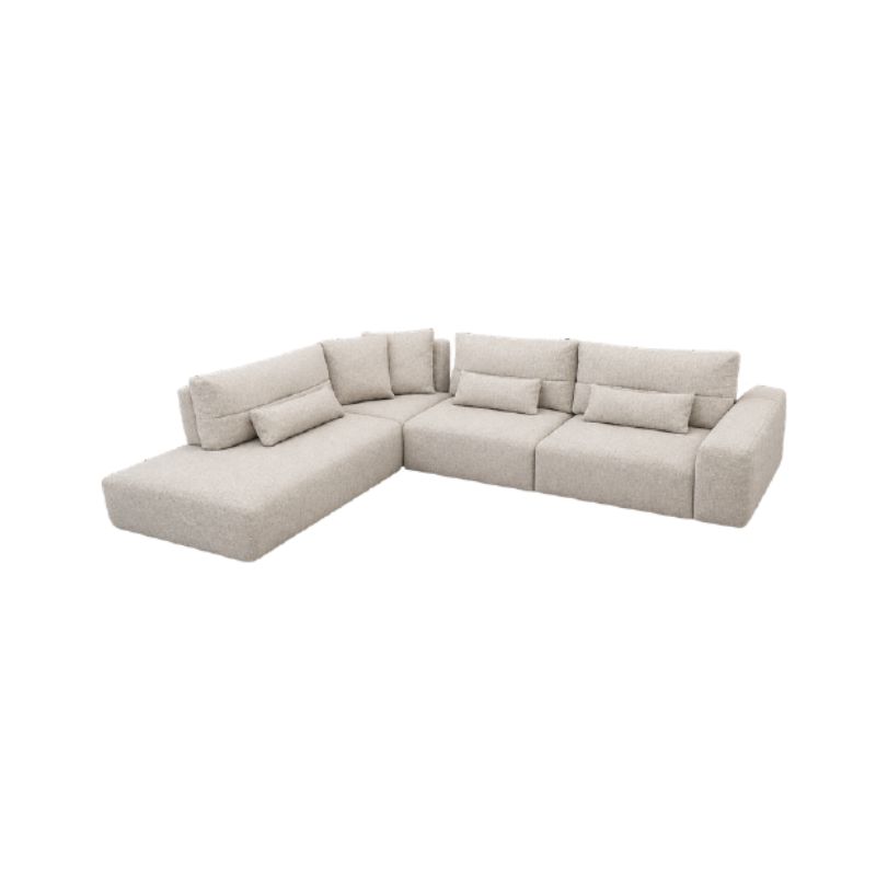 GYNNI: L-Corner Sofa (Nano Guard Fabric) - Image 1