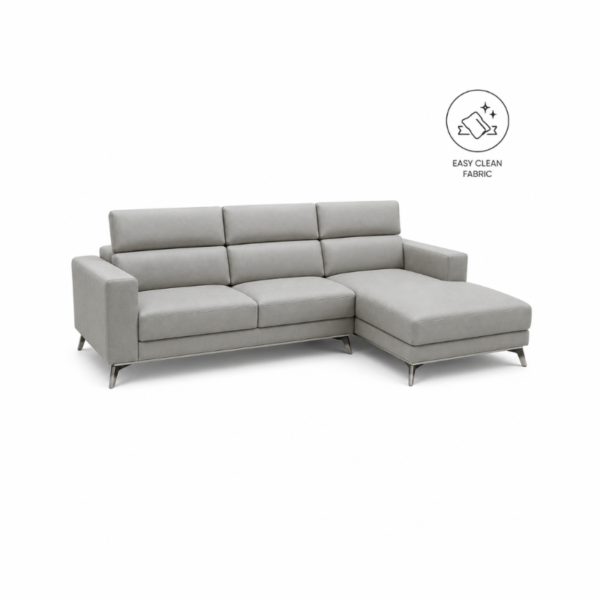 JOLEE: L-Shape Sofa (Easy Clean Fabric)