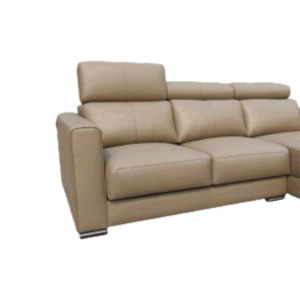 NEVIO: L-Shape / Seat Extendable Sofa (Full Bovine Leather) - Image 3