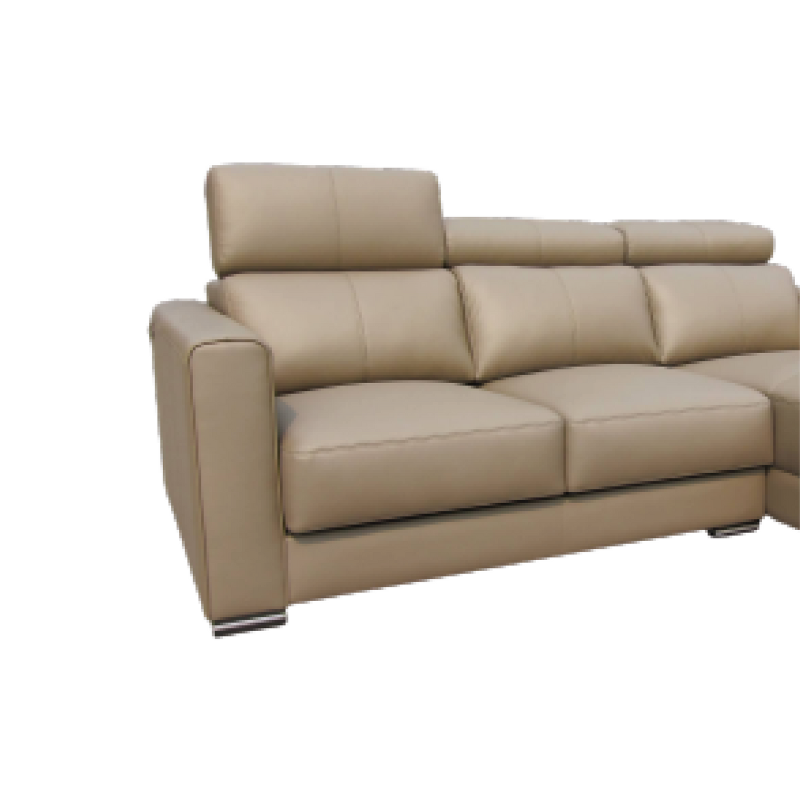 NEVIO: L-Shape / Seat Extendable Sofa (Full Bovine Leather) - Image 3