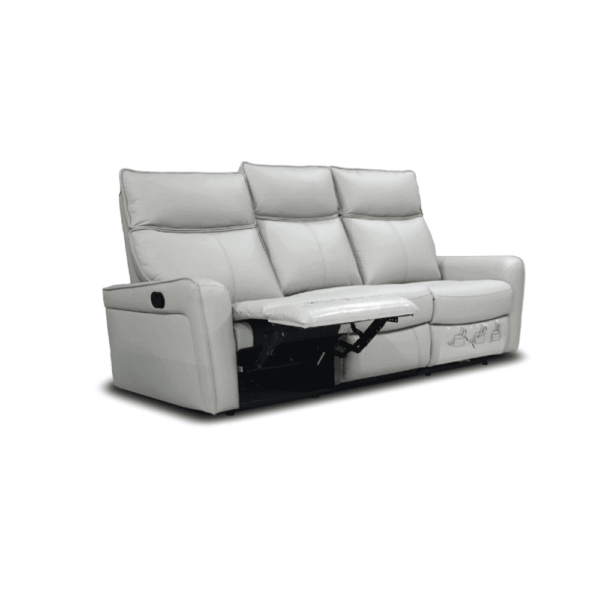 ORSINO: 123R Manual Recliner Sofa (Full Bovine Leather)