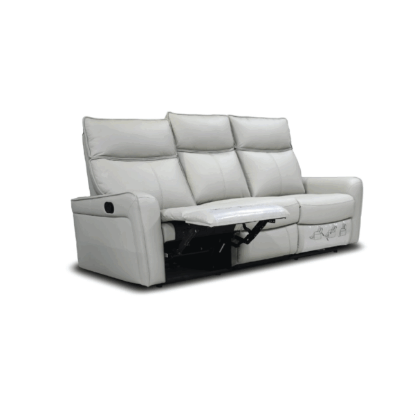 ORSINO: 123R Manual Recliner Sofa (Full Bovine Leather)