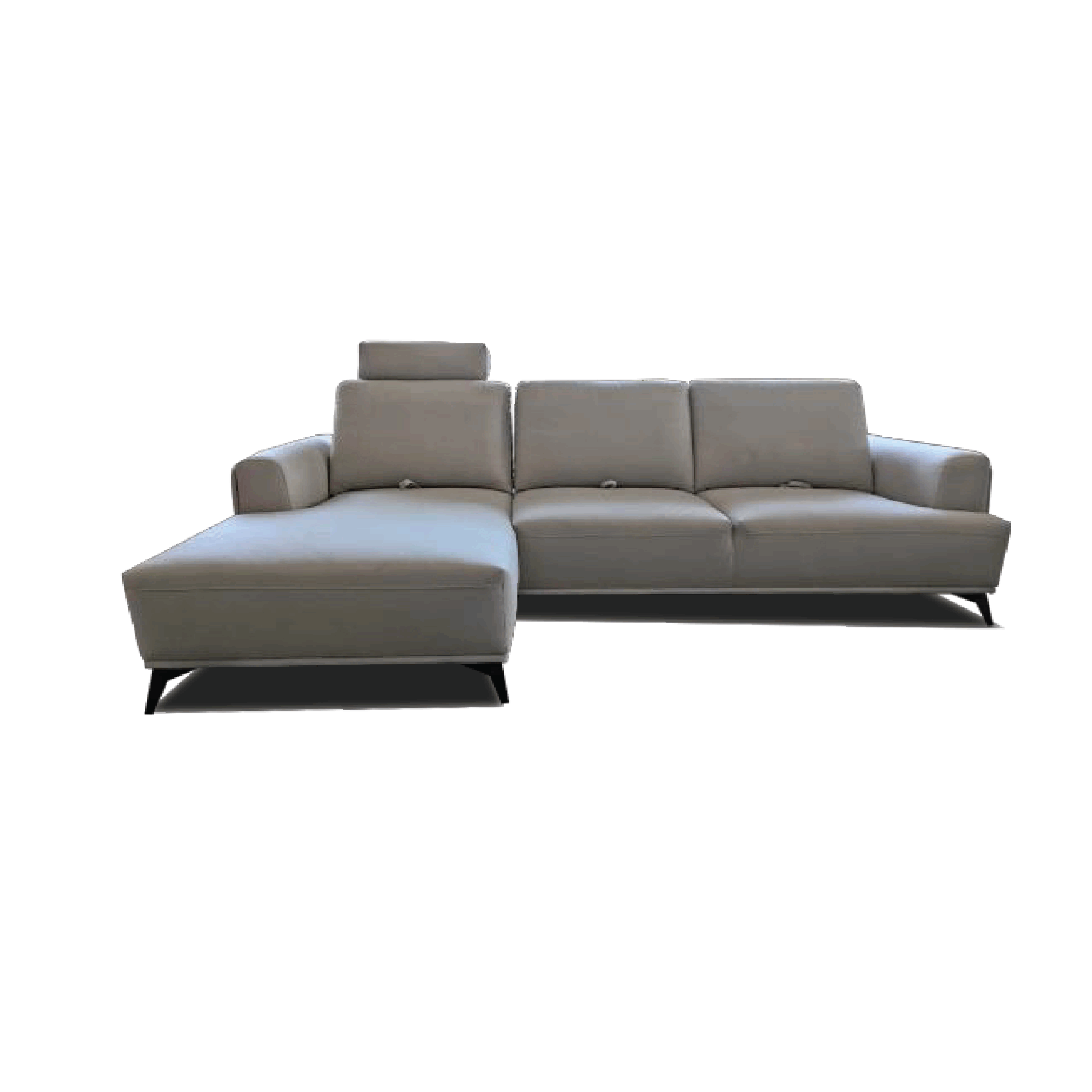TAMARA: L-Shape/Backrest Adjustable Sofa (Easy Clean Fabric) - Image 2