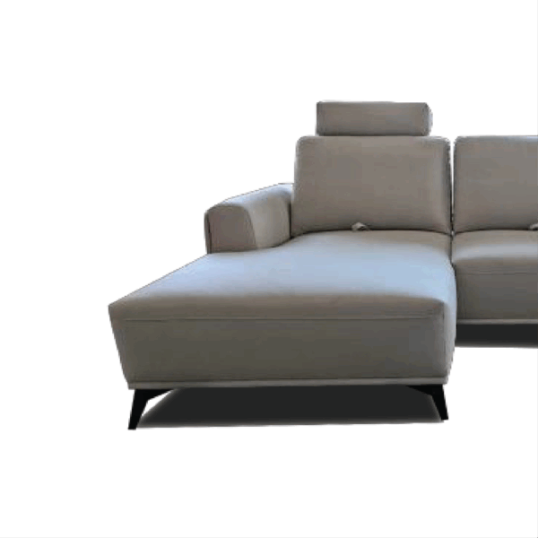 TAMARA: L-Shape/Backrest Adjustable Sofa (Easy Clean Fabric)