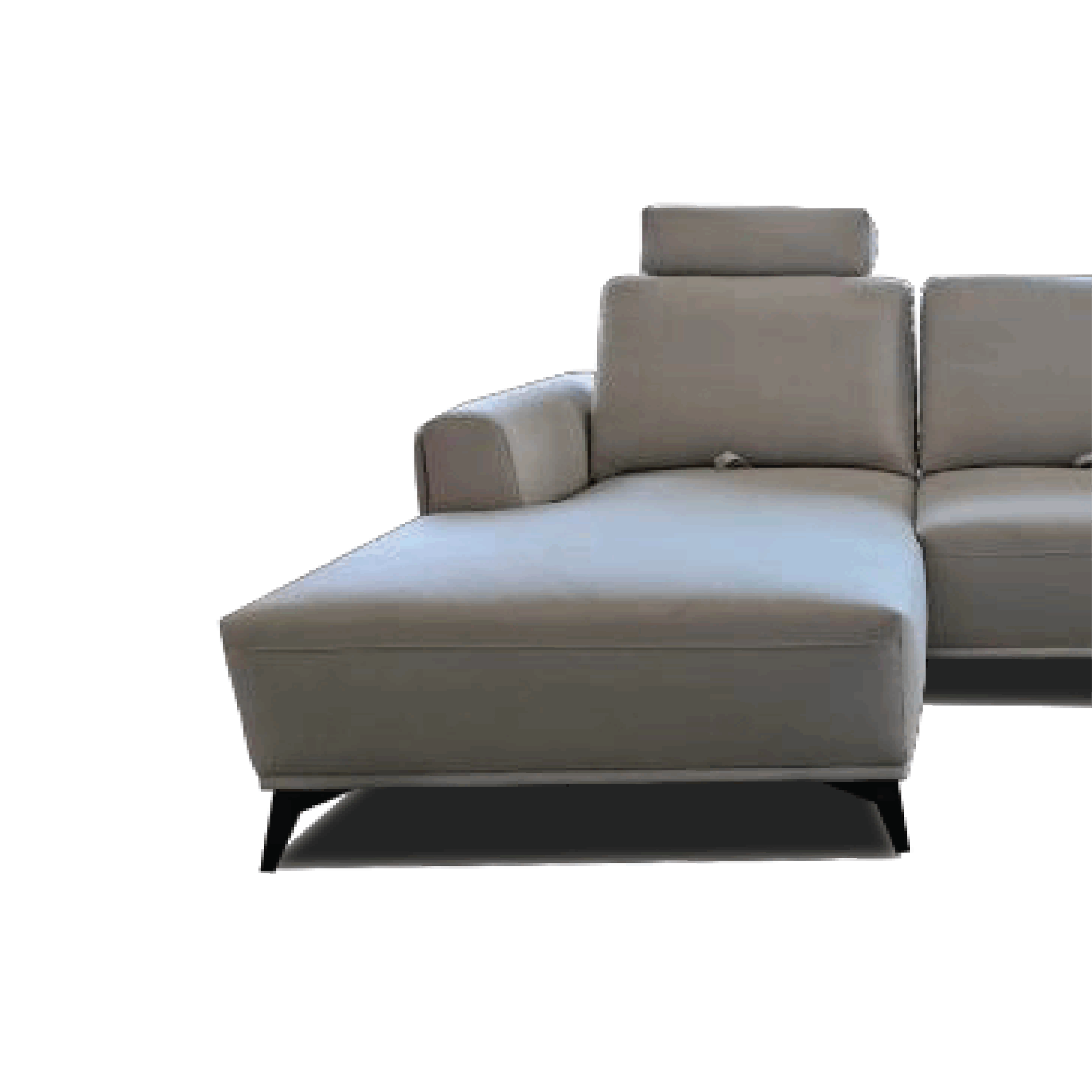 TAMARA: L-Shape/Backrest Adjustable Sofa (Easy Clean Fabric) - Image 4