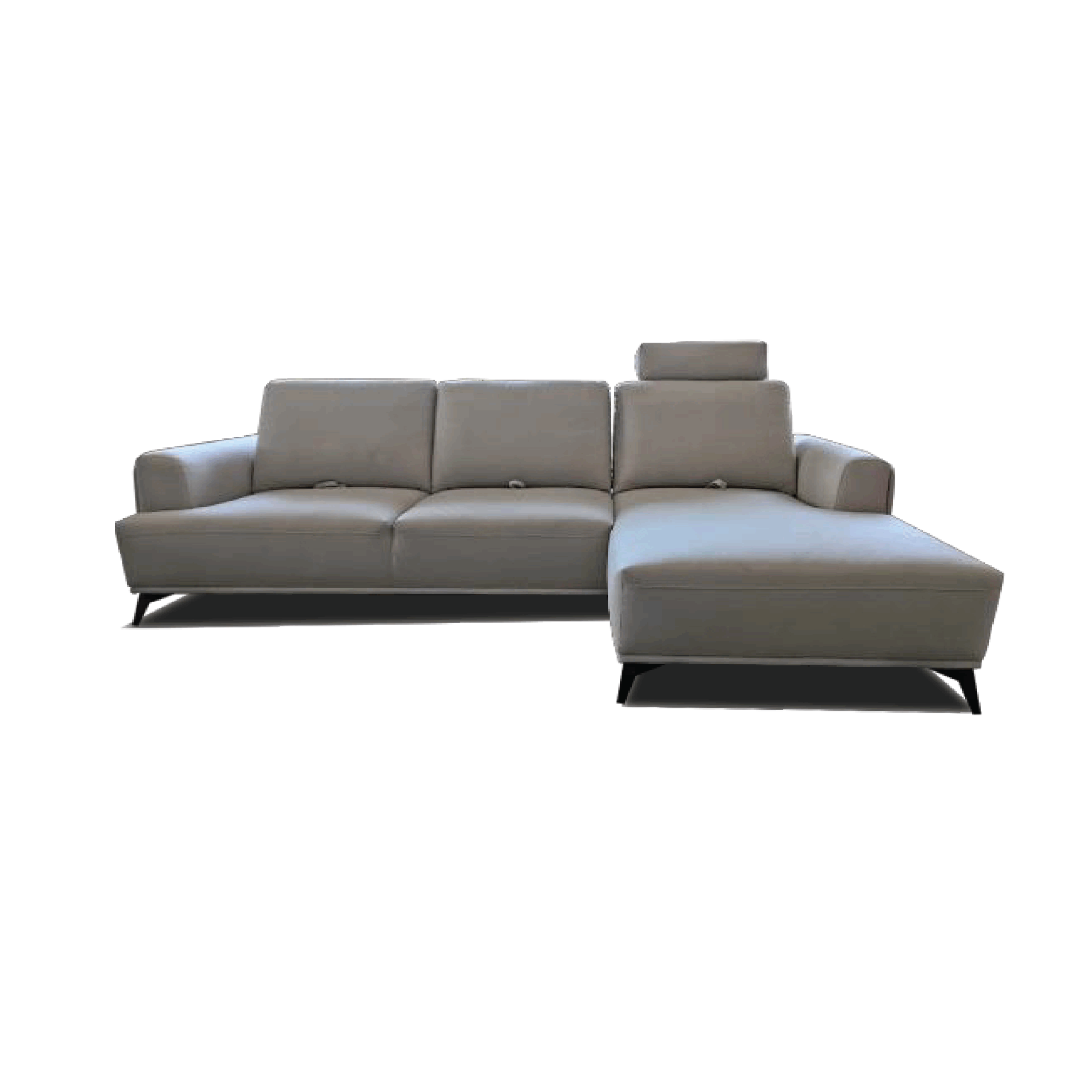 TAMARA: L-Shape/Backrest Adjustable Sofa (Easy Clean Fabric) - Image 1