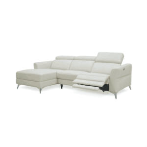 TAZROUK: L-Shape / Power Incliner Sofa (Easy Clean Fabric) - Image 2