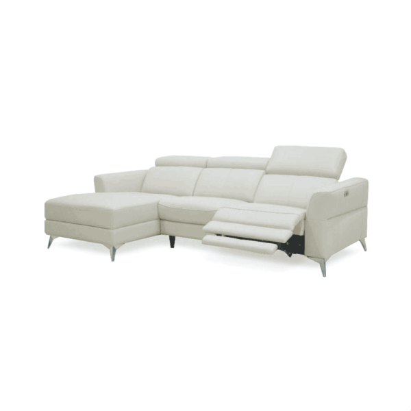 TAZROUK: L-Shape / Power Incliner Sofa (Easy Clean Fabric)