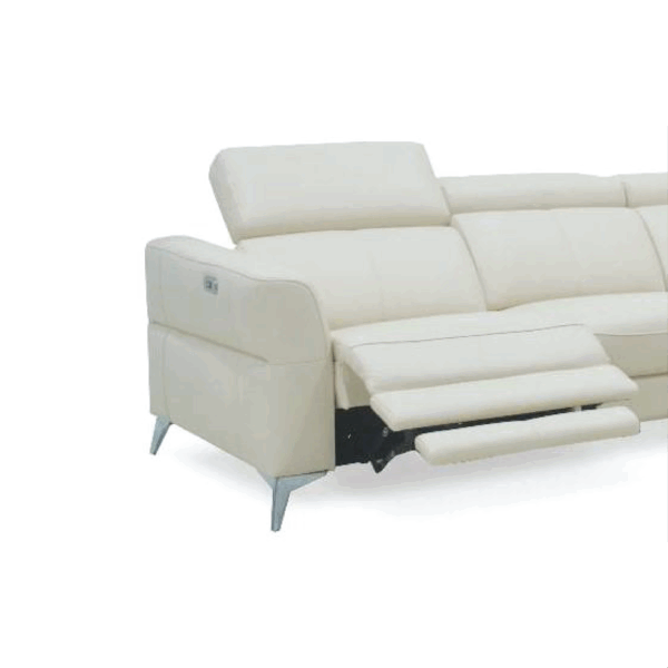 TAZROUK: L-Shape / Power Incliner Sofa (Easy Clean Fabric)