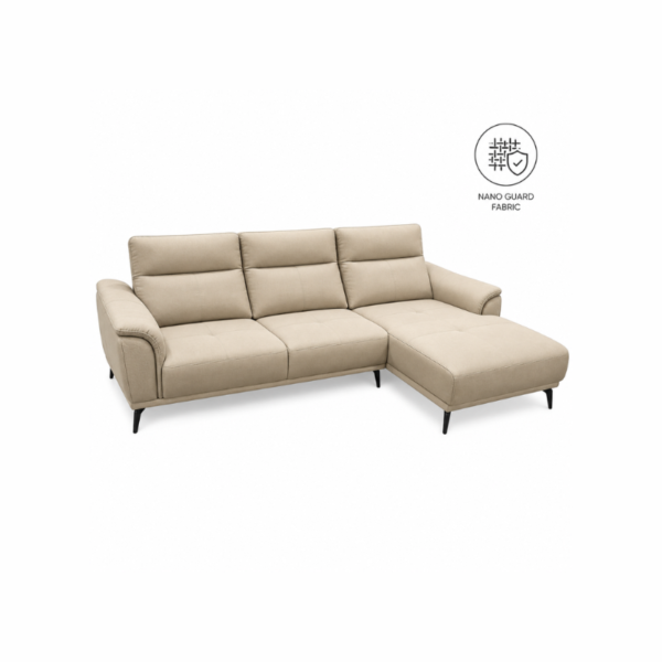 VONDA: L-Shape Sofa (Nano Guard Fabric)
