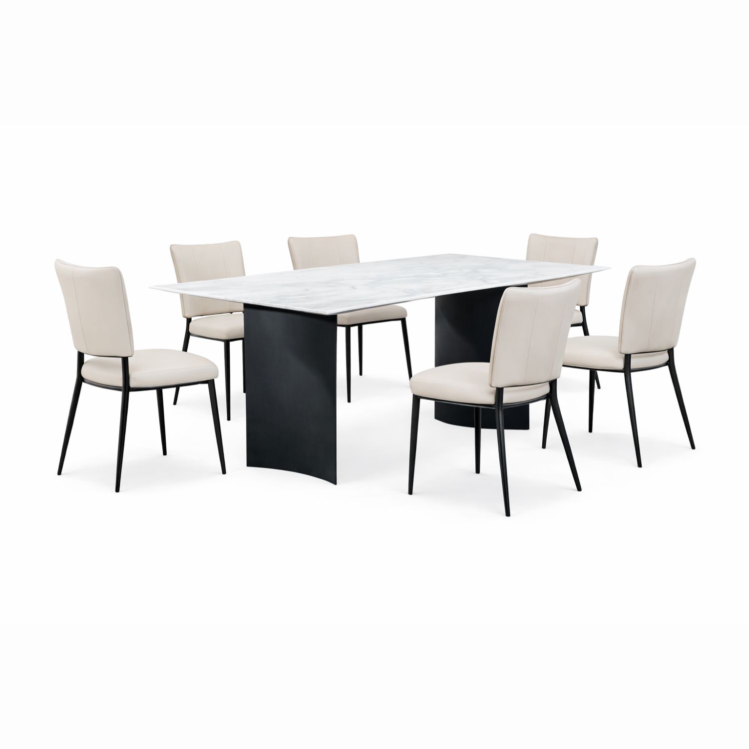 OXFORD T683+C419 DINING SET(1+6) - Image 1