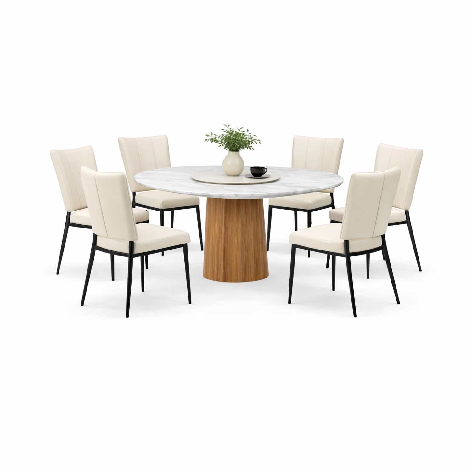 OXFORD T692+C419 DINING SET(1+6) - Image 1