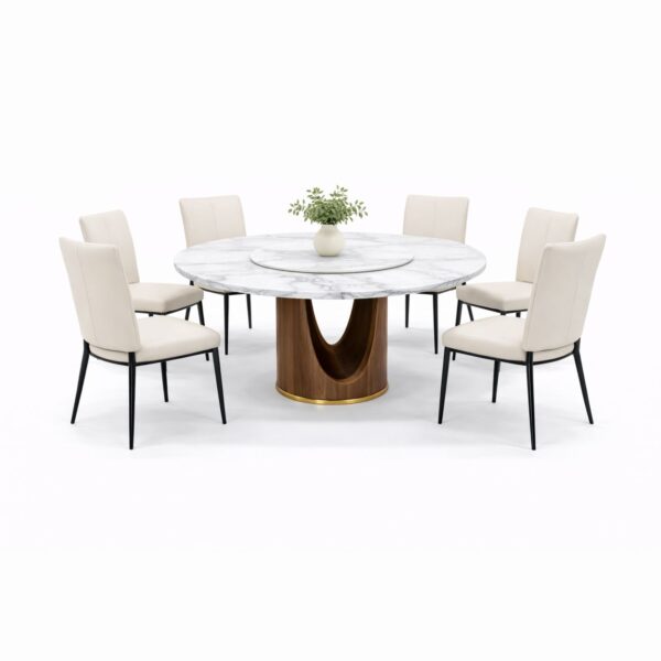 OXFORD T999+C419 DINING SET(1+6)