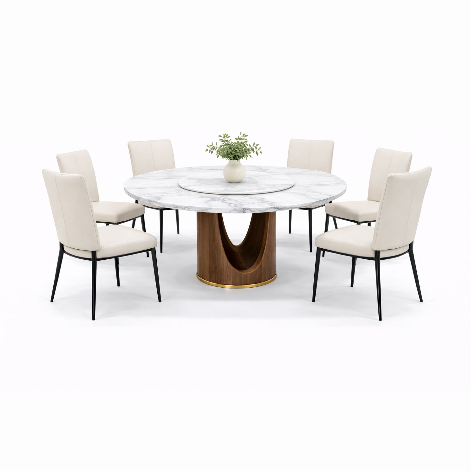 OXFORD T999+C419 DINING SET(1+6) - Image 1