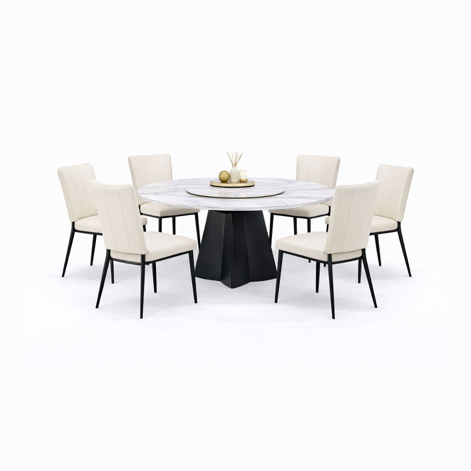 OXFORD L2801A+C419 DINING SET(1+6) - Image 1