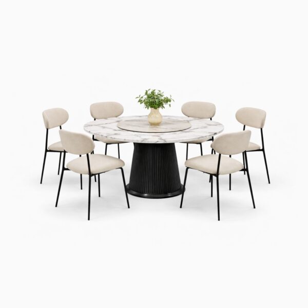 OXFORD L2806+C2471 DINING SET(1+6)