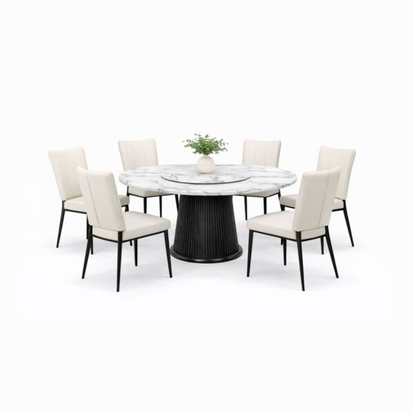 OXFORD L2806+C419 DINING SET(1+6)