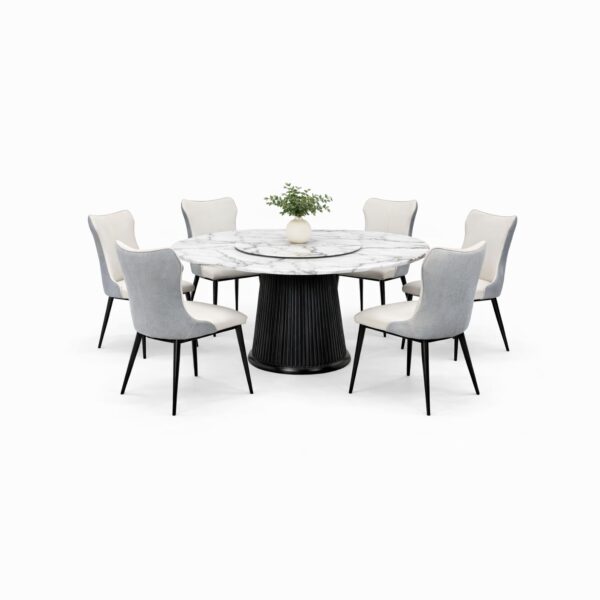 OXFORD L2806+C421 DINING SET(1+6)