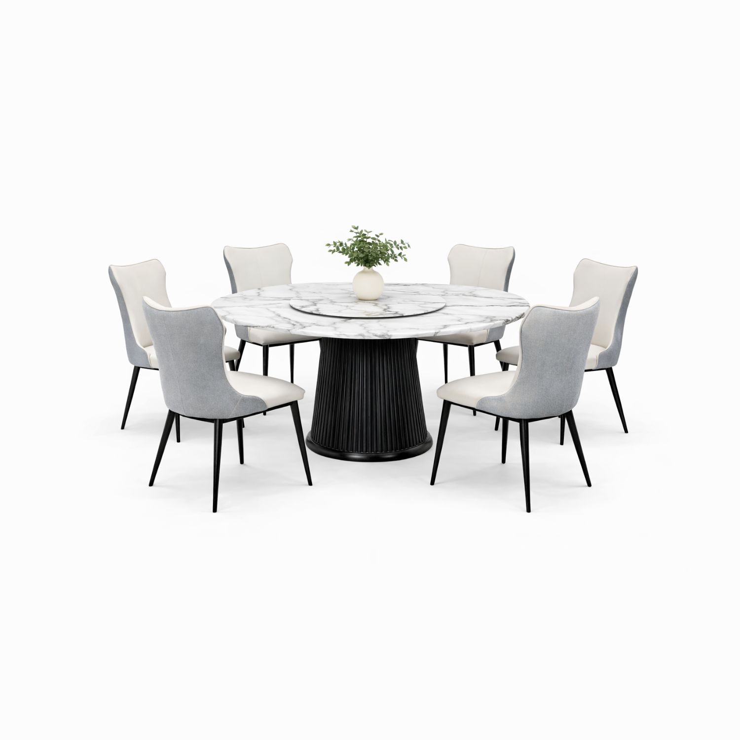 OXFORD L2806+C421 DINING SET(1+6) - Image 1