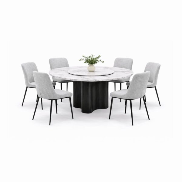 OXFORD L5+C2401 DINING SET(1+6)