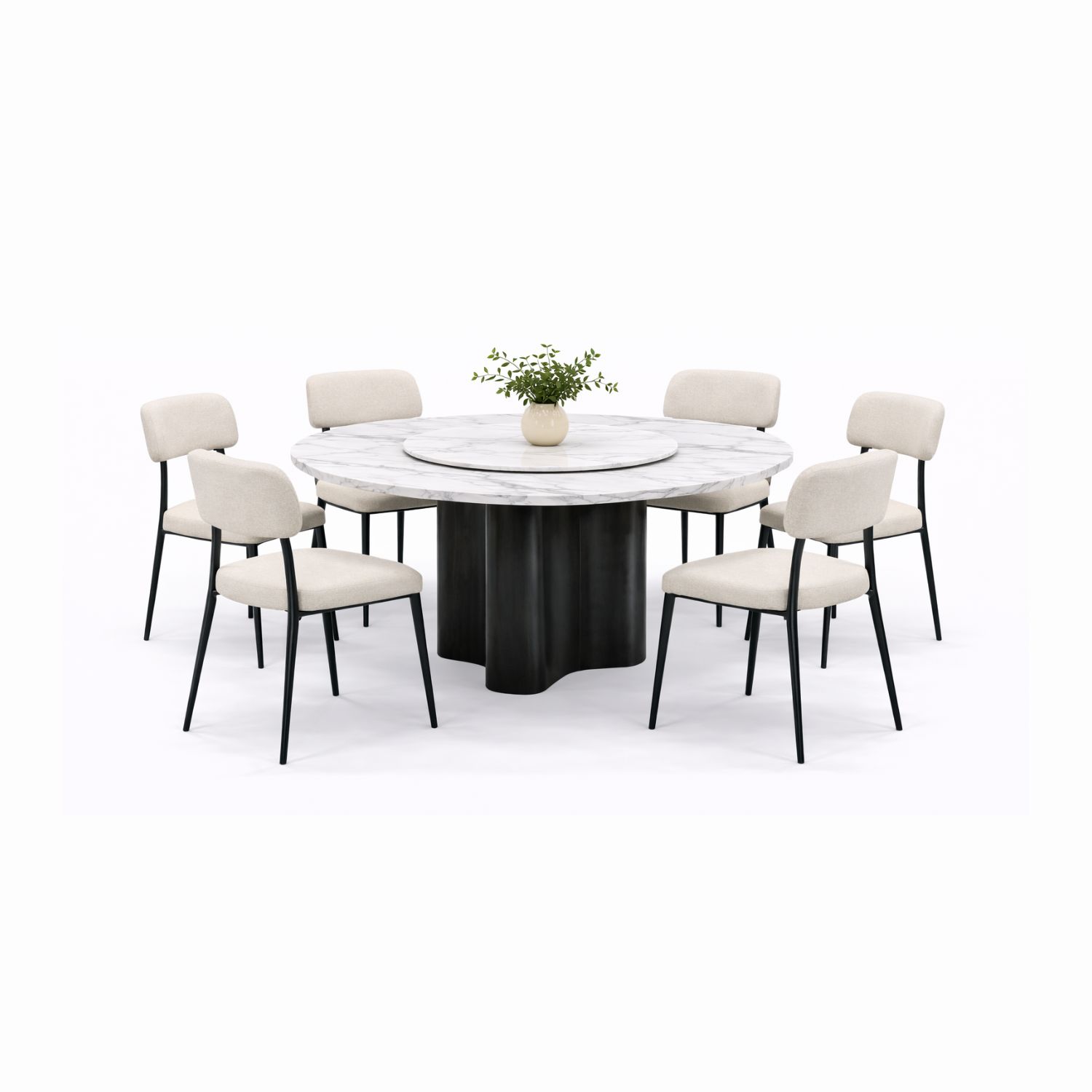 OXFORD L5+C2471 DINING SET(1+6) - Image 1