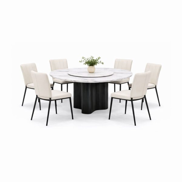 OXFORD L5+C419 DINING SET(1+6)