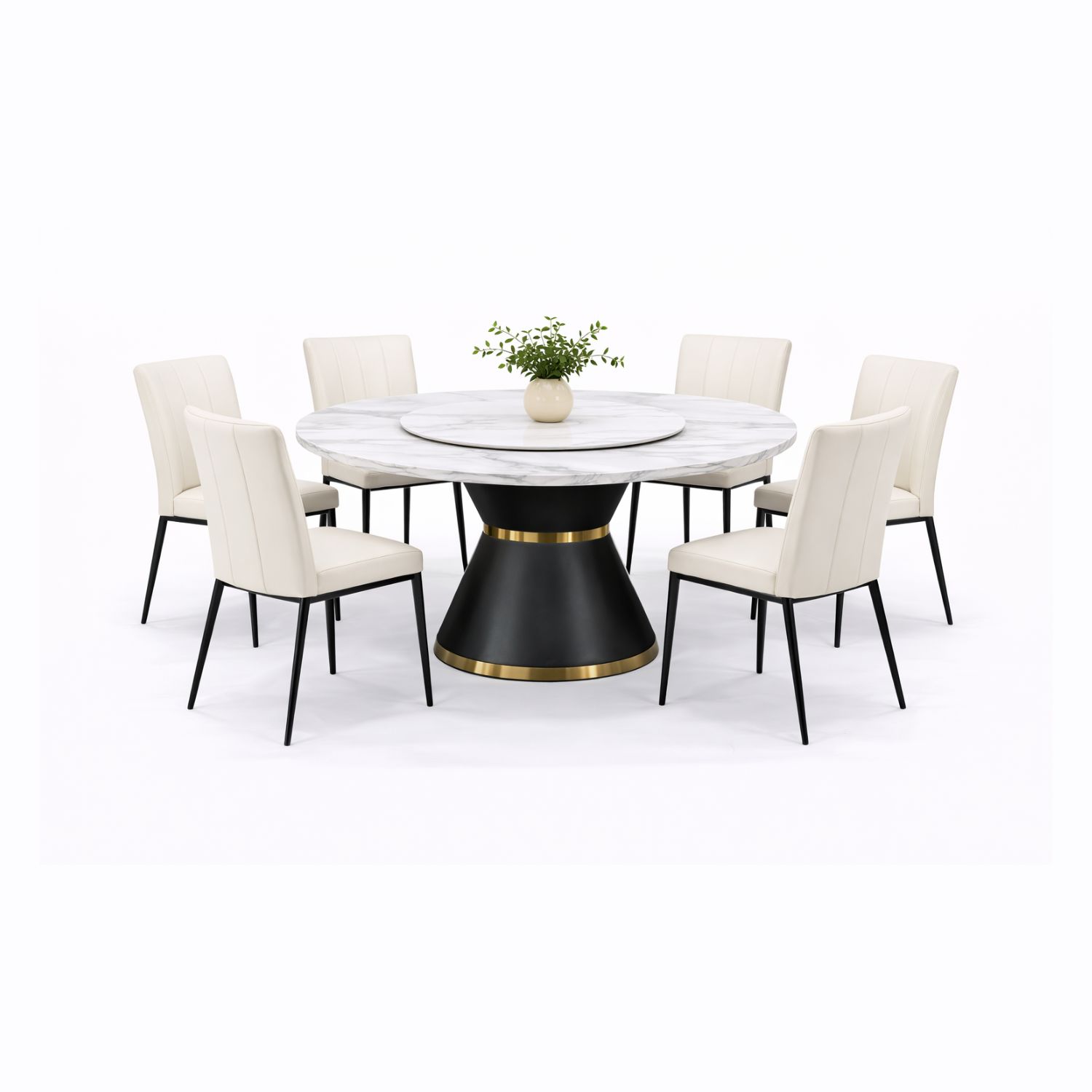 OXFORD T615+C419 DINING SET(1+6) - Image 1