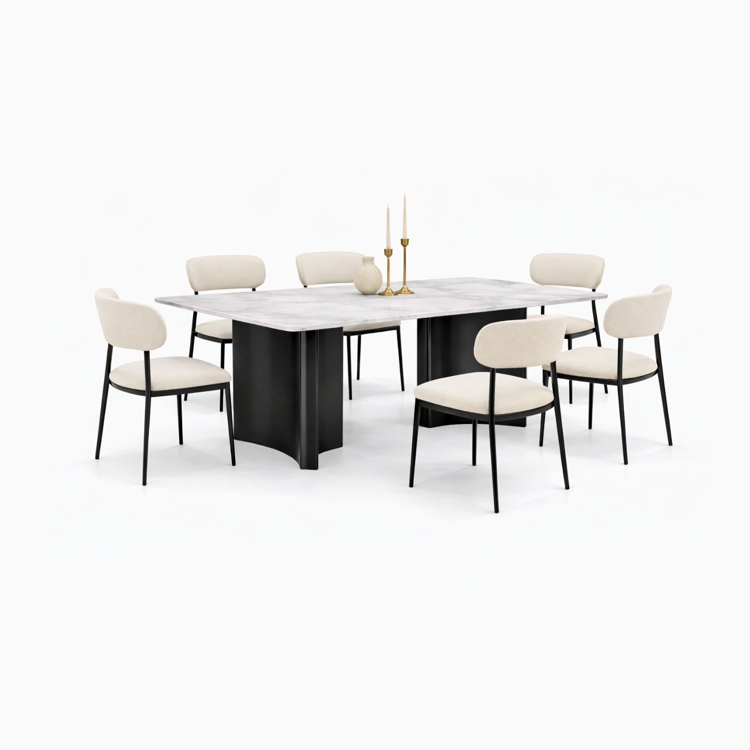 OXFORD T681+C2471 DINING SET(1+6) - Image 1
