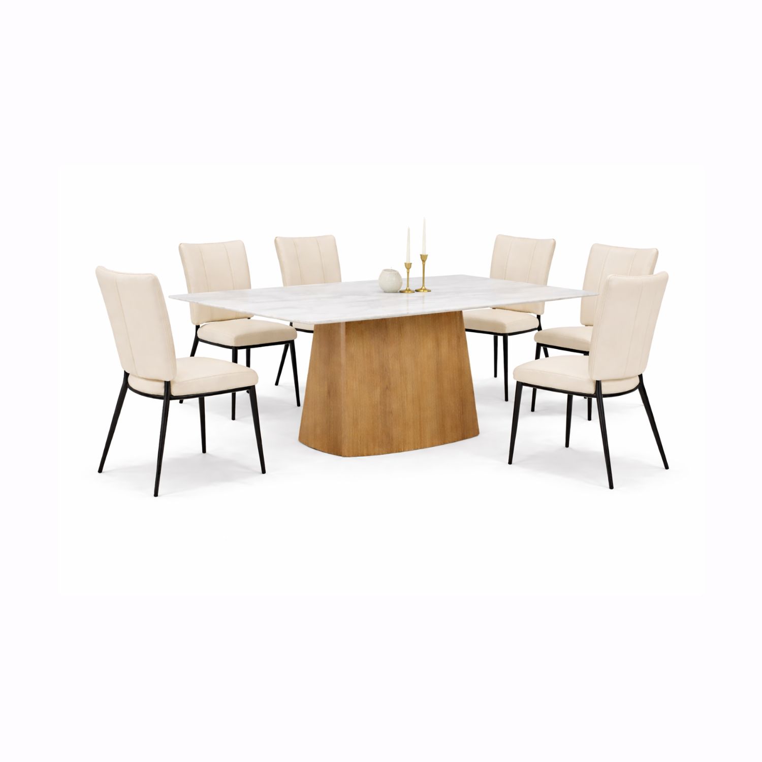 OXFORD T686+C419 DINING SET(1+6) - Image 1