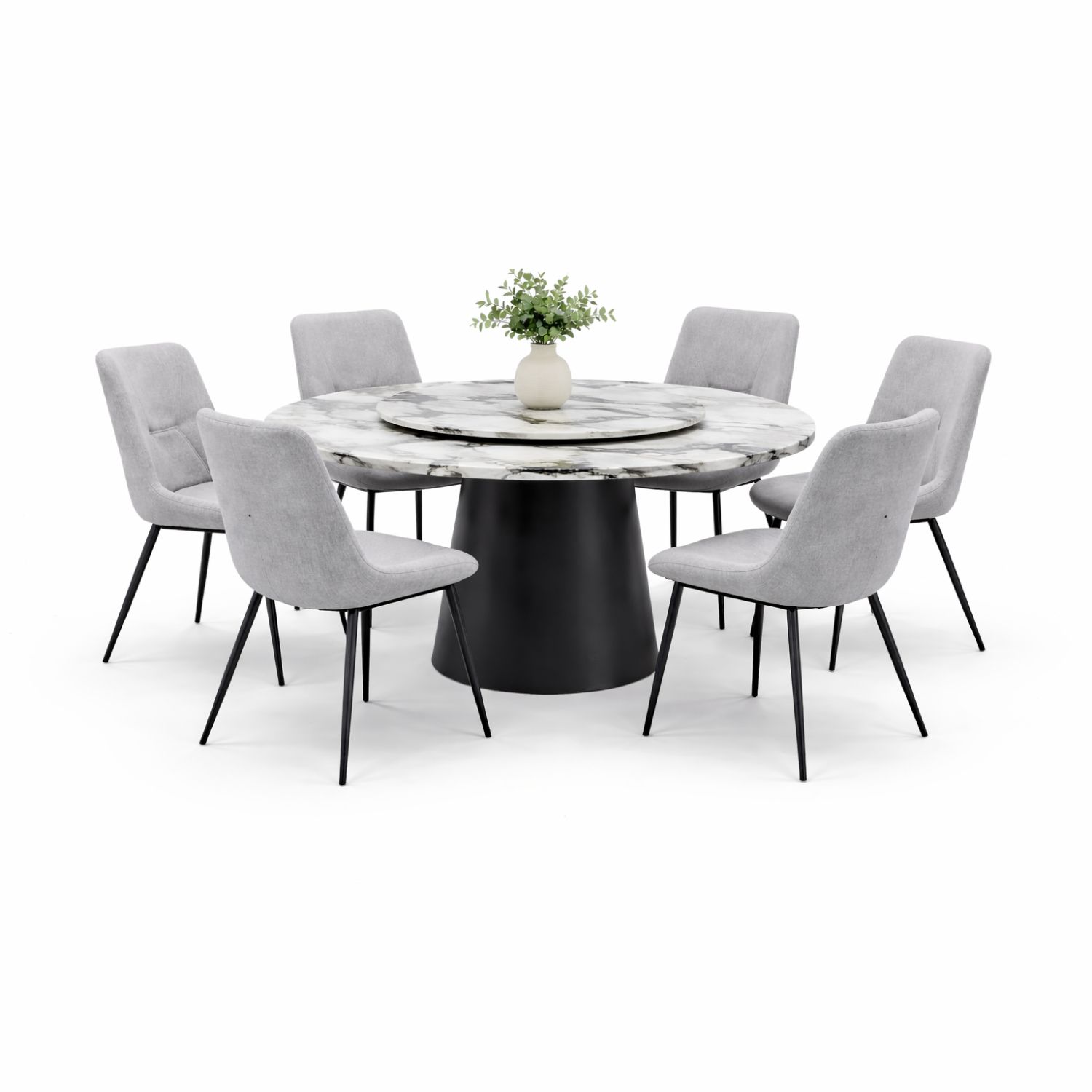OXFORD T693+C2401 DINING SET(1+6) - Image 1