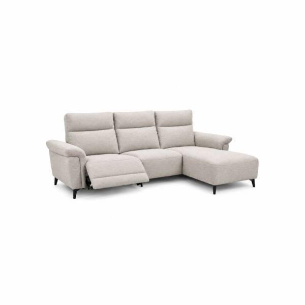 LIONA: L Shape Recliner Sofa (Easy Clean Fabric)
