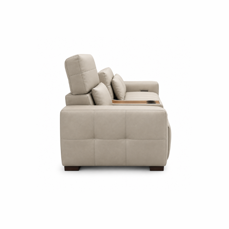 SOLARA: 3 Seater Recliner Sofa (Nano Guard Fabric) - Image 3